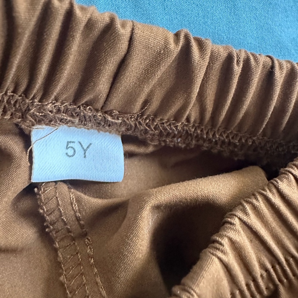 Kids Olive Cargo Joggers - Picture 3 of 3